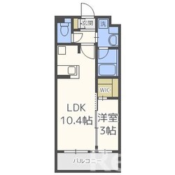 西新駅 徒歩12分 3階の物件間取画像